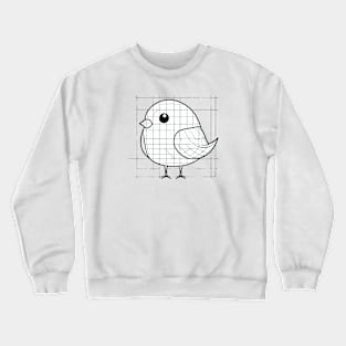 Bird blueprint Crewneck Sweatshirt